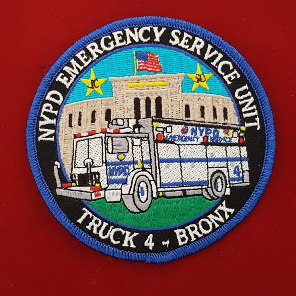 N.Y.P.D. ESU Unit Truck 4 Police SWAT Patch