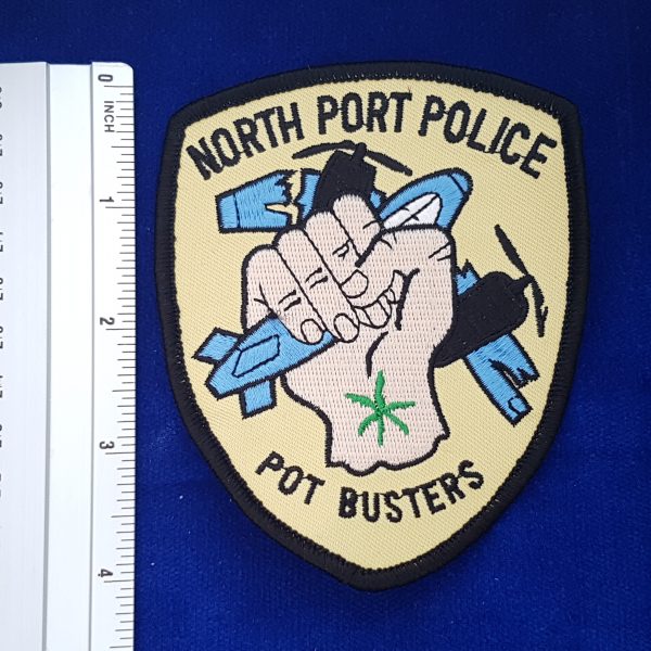 North Port Police Patch - Pot Busters - Florida