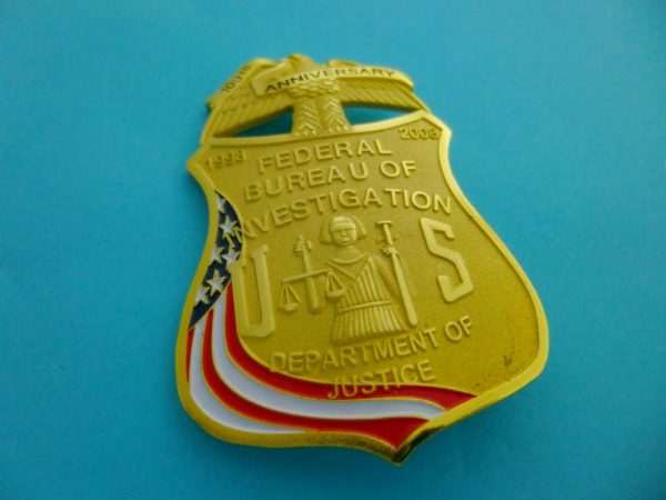 F.B.I. 100th Anniversary Badge