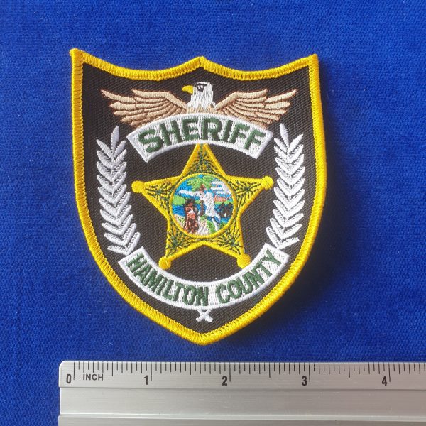 Sheriff Police Patch Hamilton County Florida