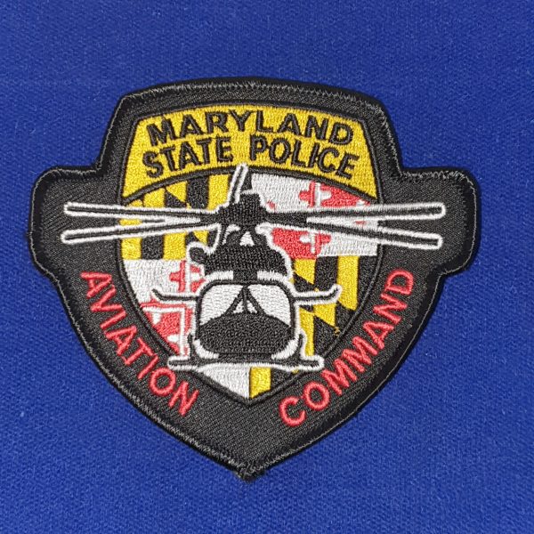 Maryland State Trooper Aviation Commando Police Patch