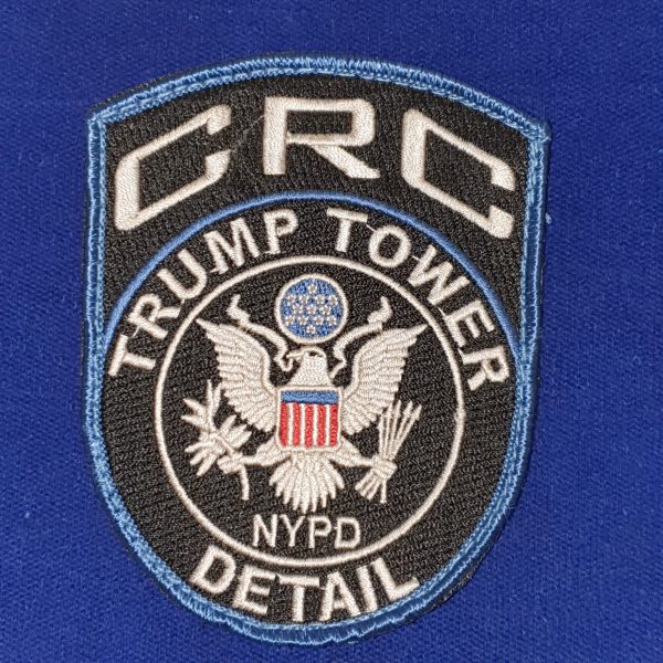 New York CRC Trump Tower Police Patch - Critical Response Command