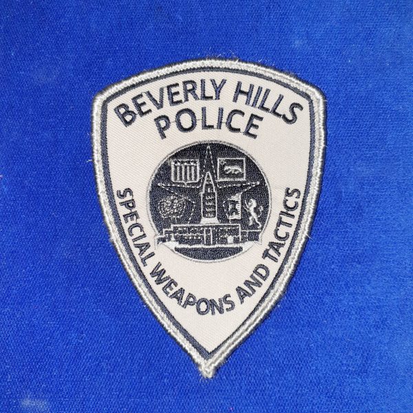 Beverly Hills SWAT Police Patch grey